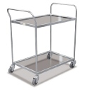 Stilfuldt rullebord med glasplader